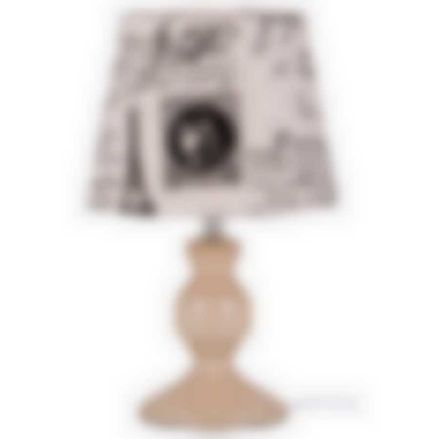 Светильник настольный с абажуром 28*17 см патрон е14