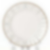 Тарелка столовая мелкая Czech Gold Hands "Голубой узор", D=25 см