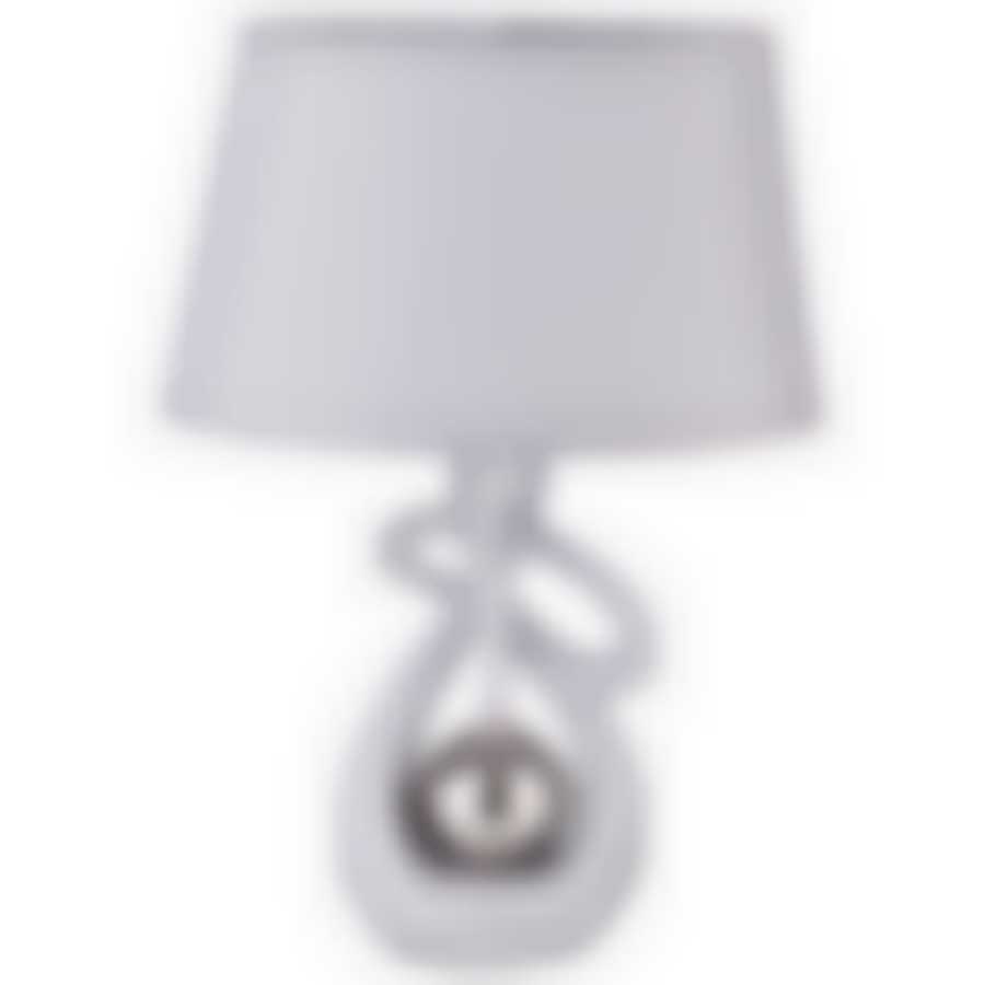 Светильник+абажур 31*20 см. высота=43 см.