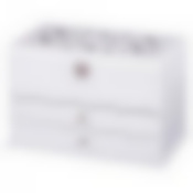 Шкатулка для украшений белая резная 27,5*16*17,5 см