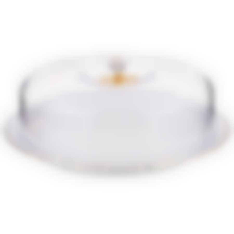 Тортовница диаметр=28 см с крышкой