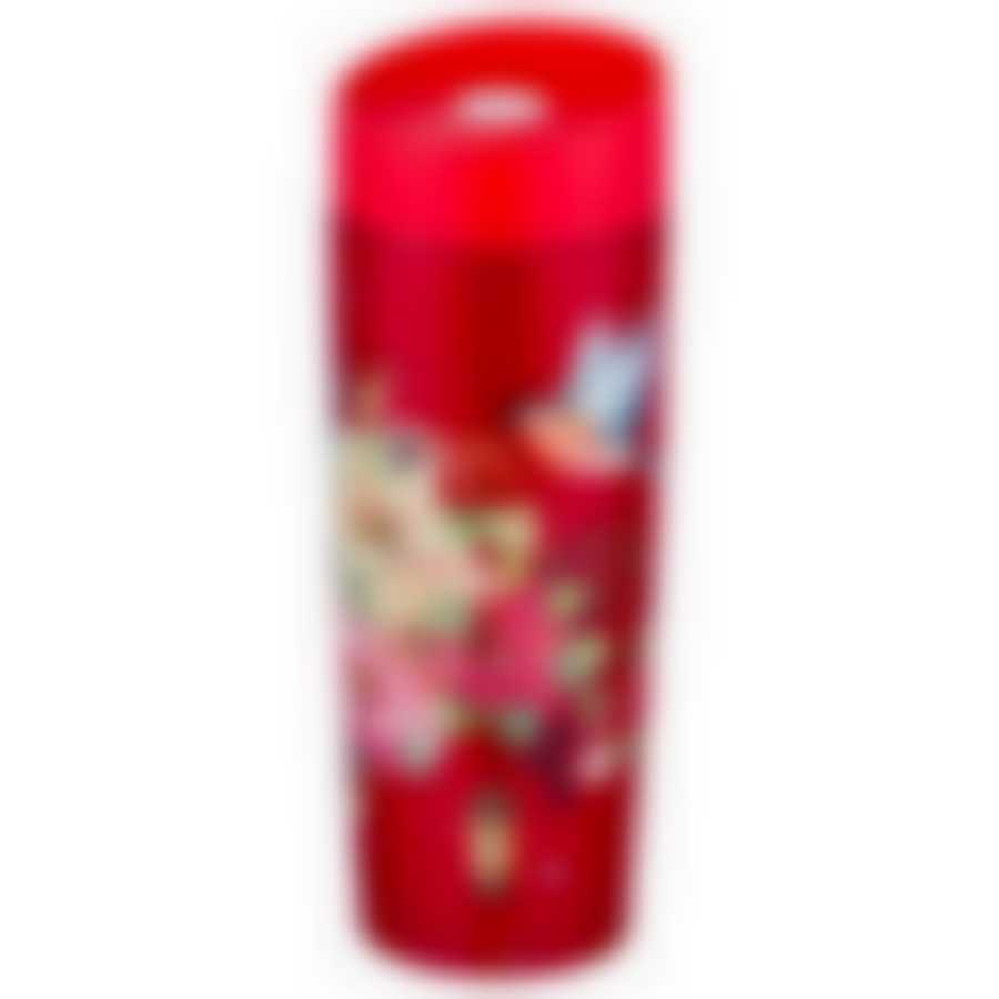 Термокружка agness с кнопкой-стоппером коллекция Торжество 380мл