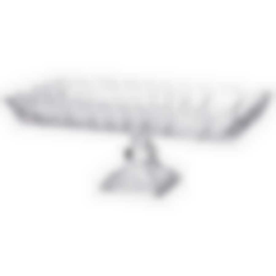 Фруктовница на ножке Muza crystal 29,5*17*12 см.