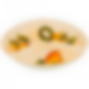 Менажница 3-х секционная Лимоны 22*22*7,5 см.