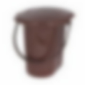 Ведро-туалет 18л (коричневый) (уп.10)