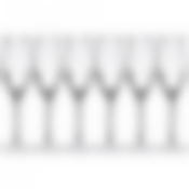 Набор бокалов для шампанского из 6-ти шт. Айсберг объем 270мл. высота 25см.