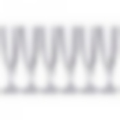 Набор бокалов для шампанского из 6 шт. Arezzo 140 мл высота=21 см