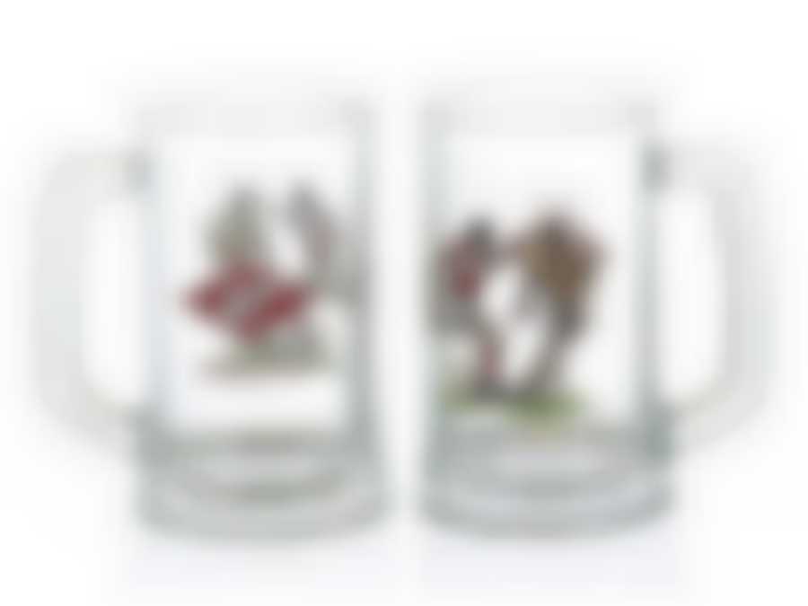 Кружка пивная "ФК Спартак Москва" v=500мл. (стекло) (без подарочной упаковки)