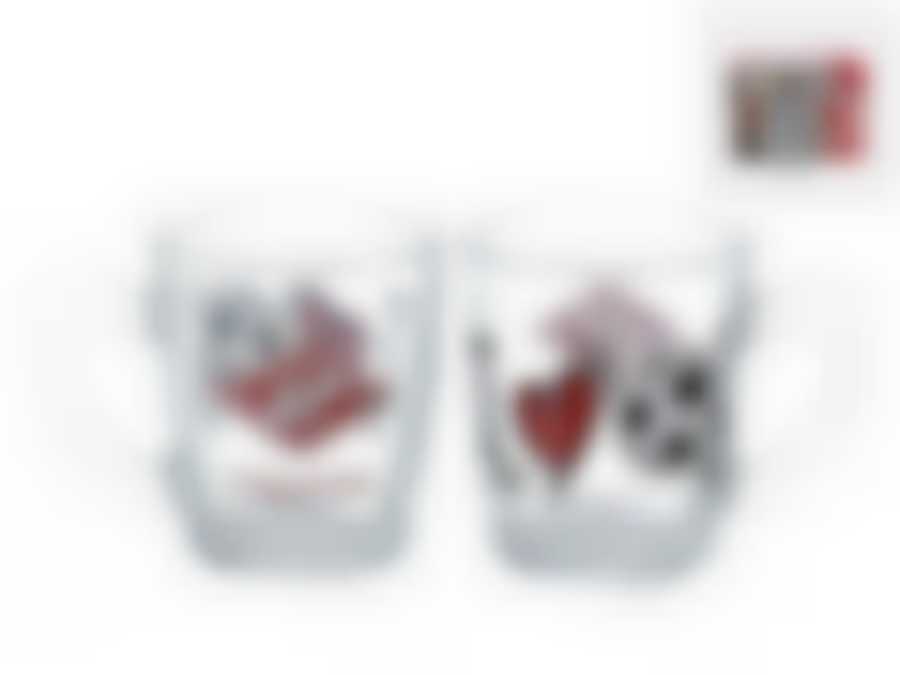 Кружка стеклянная "ФК Спартак Москва" v=350мл. (подарочная упаковка)