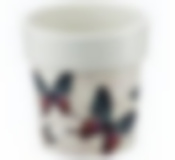 Кашпо ТУБУС ДЕКО 150мм 1,1л бабочки