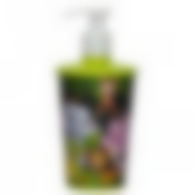 Емкость для жидкого мыла с дозатором и рисунком 340 мл