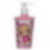 Емкость для жидкого мыла с дозатором и рисунком 340 мл