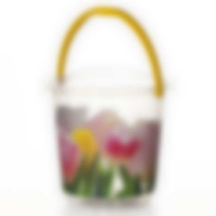 Ведро ДЕКО 5 л (тюльпаны)