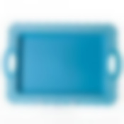 Поднос Ажур 30,5*43 см (бирюзовый)