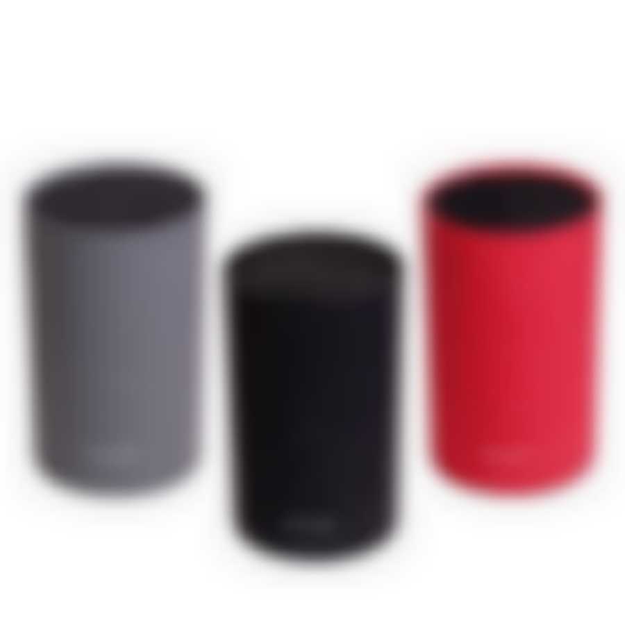 Подставка для ножей 18см (чёрный мр., серый мр,, красный мр.)