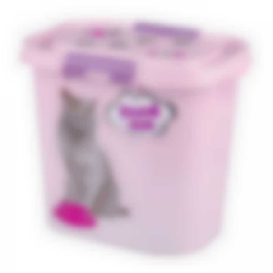 Контейнер для корма "Феликс" 10л (розовый)