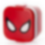 Контейнер для обеда (0,4+0,4л) Человек-Паук (красный)