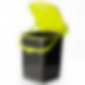 Контейнер для мусора ПУРО 18 л (салатовый)