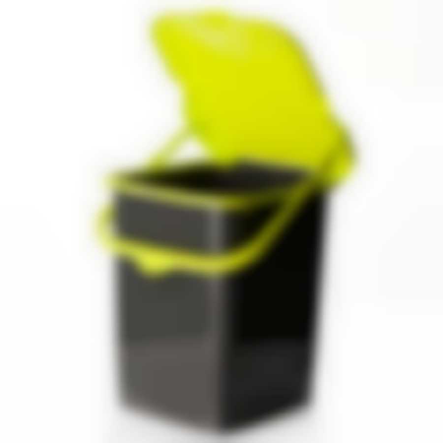 Контейнер для мусора ПУРО 18 л (салатовый)