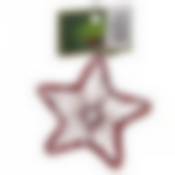 Новогоднее украшение "Звезда/ Ангел/ Колокольчик" 10см в дисплее (1 шт)