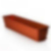 Балконный ящик с поддоном 800 мм Алиция (Терракотовый)