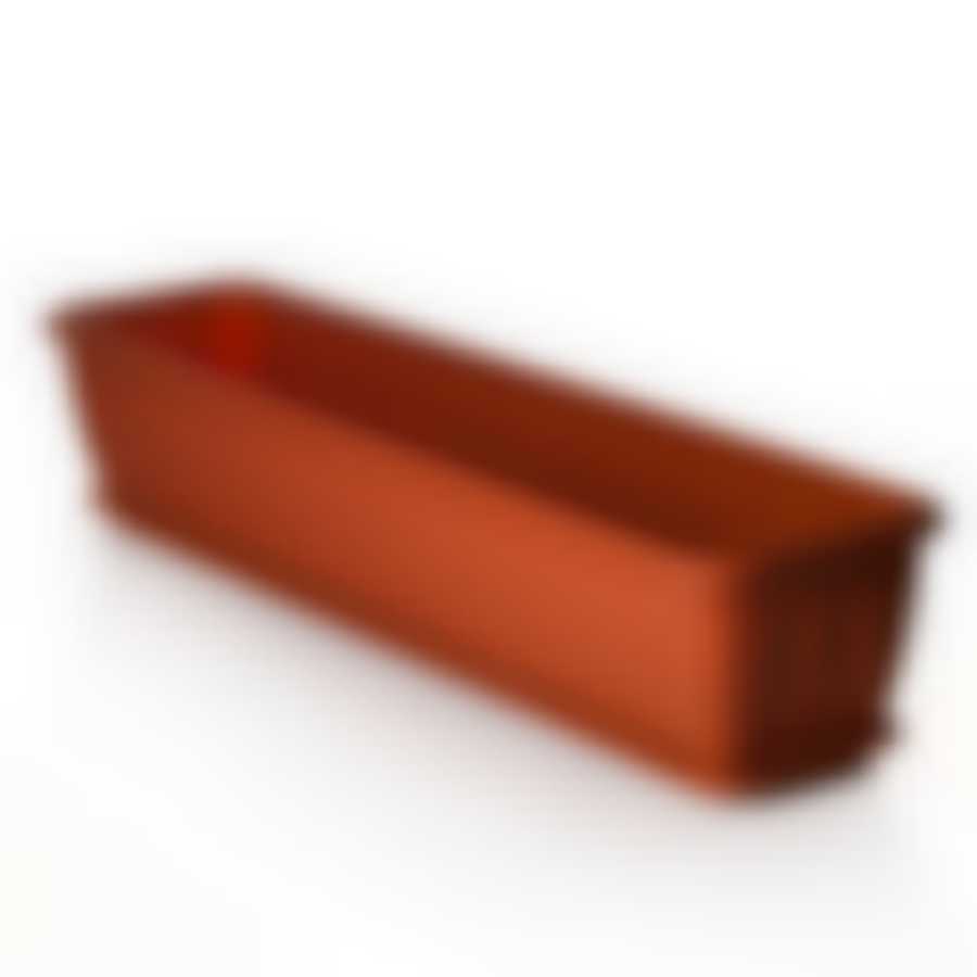 Балконный ящик с поддоном 800 мм Алиция (Терракотовый)