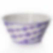 Салатник Милана 1,5 л, диаметр 195 мм (бело - фиолетовый)