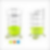 Подст д/стол прибор (круглая) 3 цв. хр+поддон пластм.