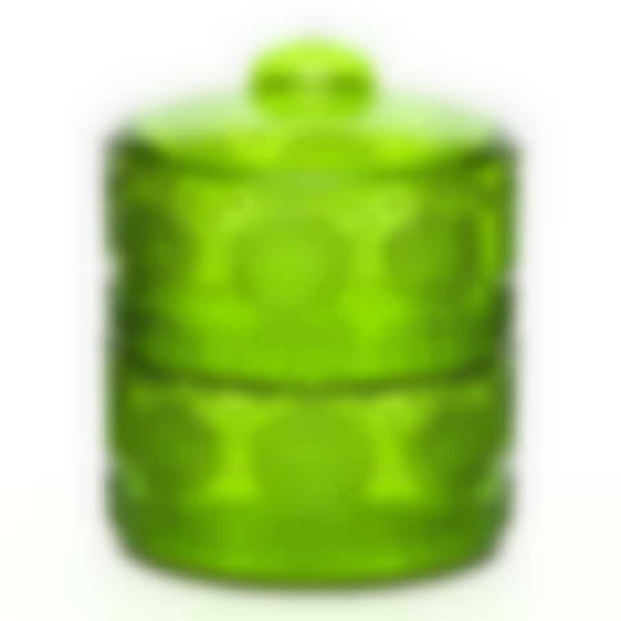 Конфетница Каприз 2-х ярусная (зеленый)