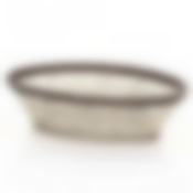 Сухарница Кружево (слон.кость-коричневый)