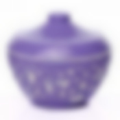 Сахарница с крышкой Дольче Вита 0,5 л (бело-фиолет.)