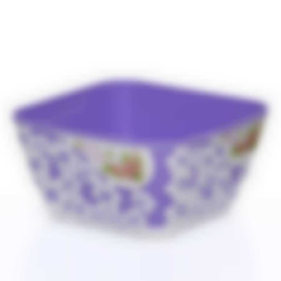 Салатник без крышки Дольче Вита 1,5 л (фиол.-бел.)