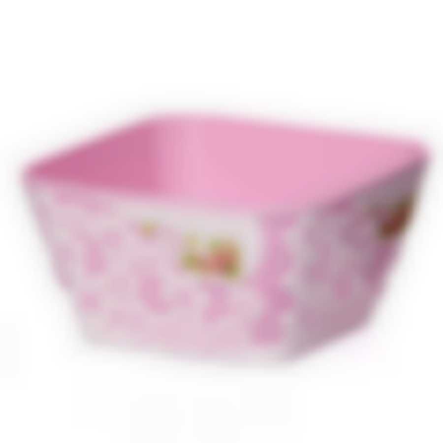 Салатник Дольче Вита 1 л без крышки (роз.-бел.)