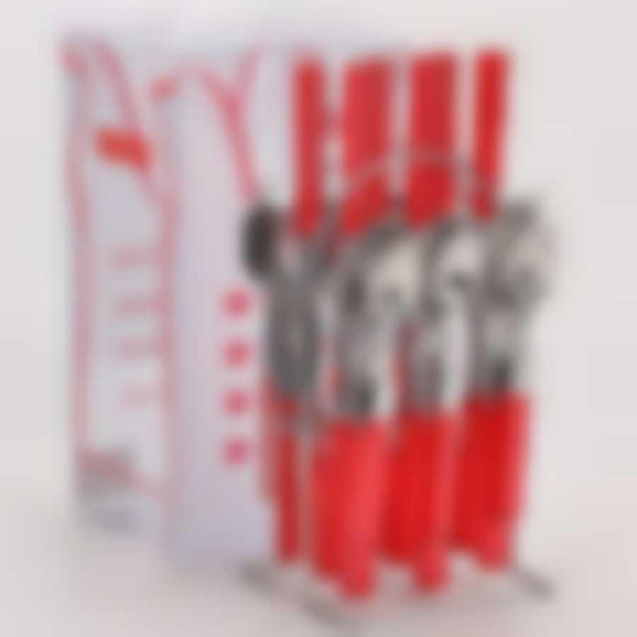 Набор столовых приборов 25пр КРАСНЫЙ MB (х12) 20686-2