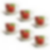 Чайный набор на 6 персон Mayer&Boch Сердце Розовые розы, 220 мл