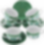 Чайный набор на 6 персон Loraine Зеленый горошек, 220 мл