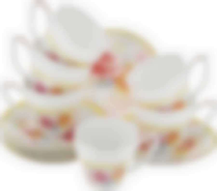 Набор кофейный на 6 персон Loraine "Розы", 90 мл