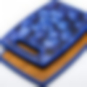 Доска раздел.бамбук ЧЕРНИКА 30х20х1,2 МВ двусторонняя. (х24) 24159-1