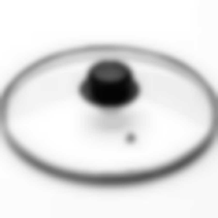 Крышка стеклянная с метал/обод 20см (х28) 4720-1