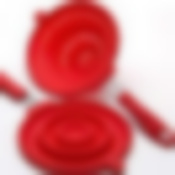 Дуршлаг КРАСНЫЙ силикон сил/р MB 20см(х48) 4434-1