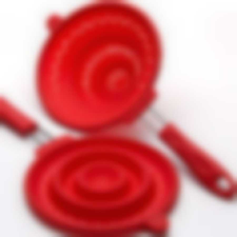 Дуршлаг КРАСНЫЙ силикон сил/р MB 20см(х48) 4434-1