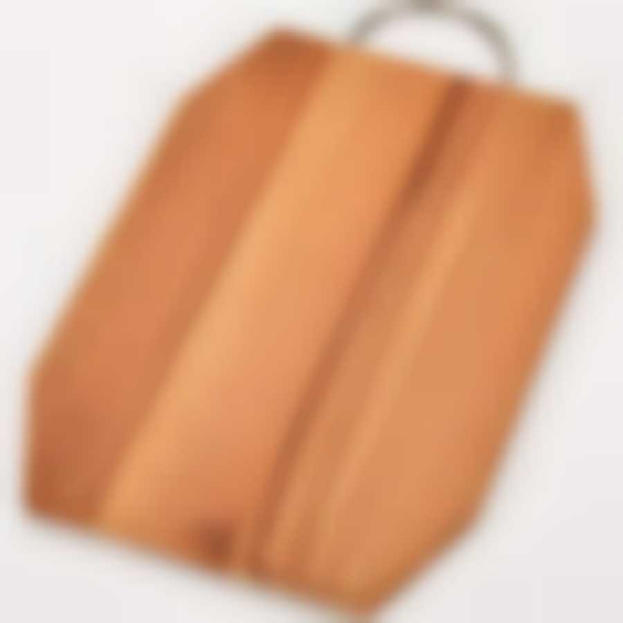 Доска разделочная ромб малая с мет.руч(х10) 07-4