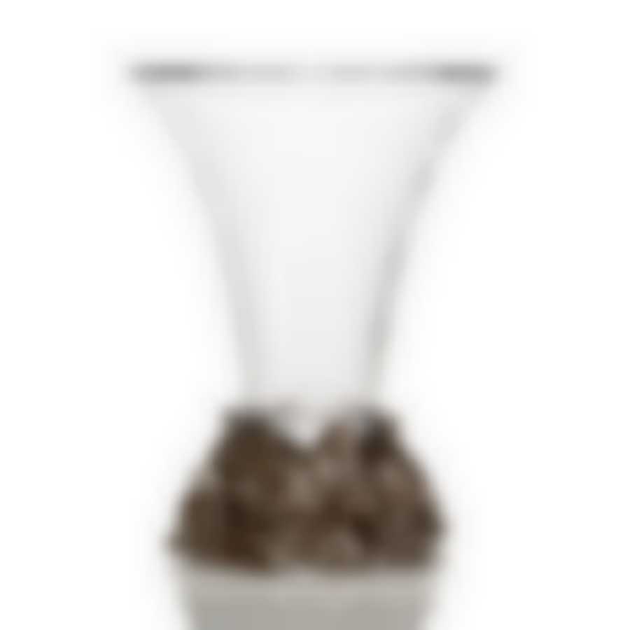 Ваза Crystalite Bohemia Rose Frost, Н=25,5 см, платина