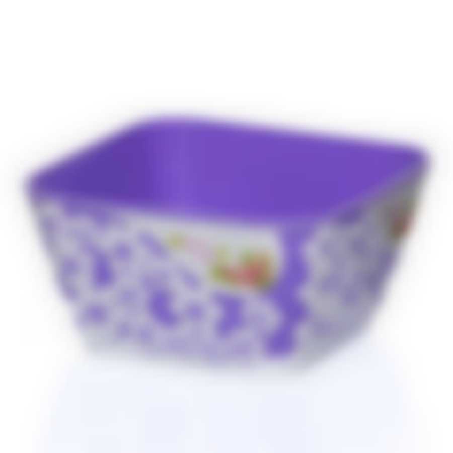 Салатник "Дольче Вита" 1л без кр.(фиол-бел)