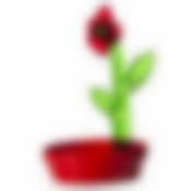 Подставка под ложку красная