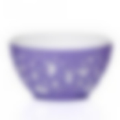 Салатник круглый без крышки Дольче Вита 0,5 л (бел. - фиол.)