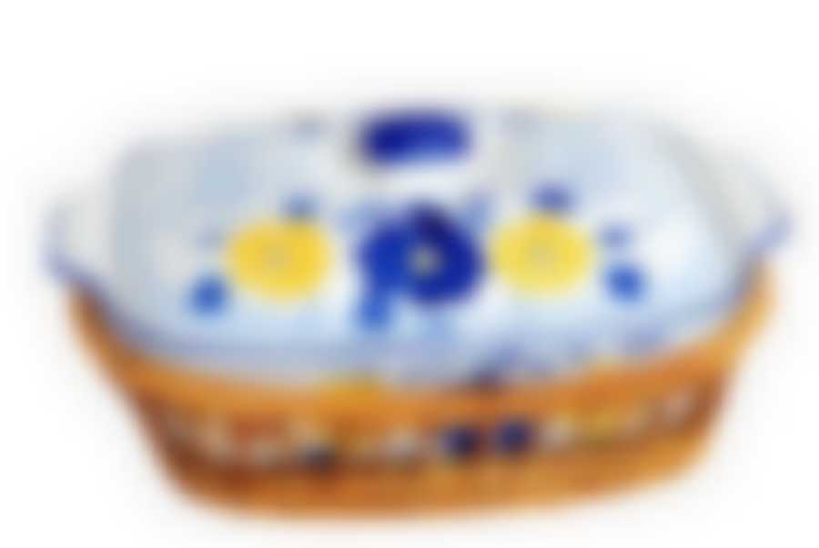 Керамическая форма в корзине Bayerhoff Плетенка, объем 1,3 л