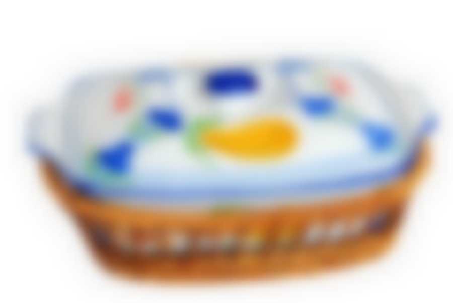 Керамическая форма в корзине Bayerhoff Плетенка, 1.3 литра