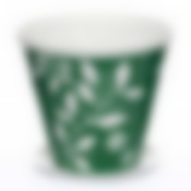 Кашпо с поддоном Прованс 2,5 л (бело-зеленый)