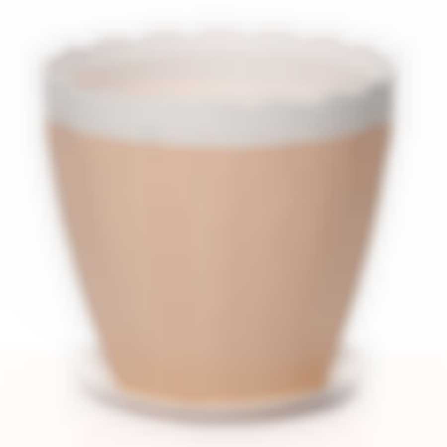 Кашпо Меланж с поддоном 1,5 л (розовый)